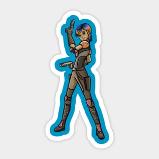 Rebel Toons Sabine Sticker